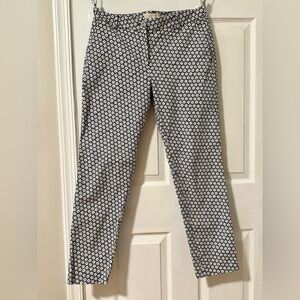 Gently Worn MICHAEL Michael Kors Black and White Patterned Chinos